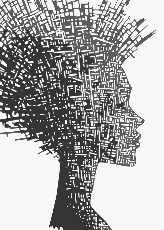 Face In Profile - Poster / Art Print