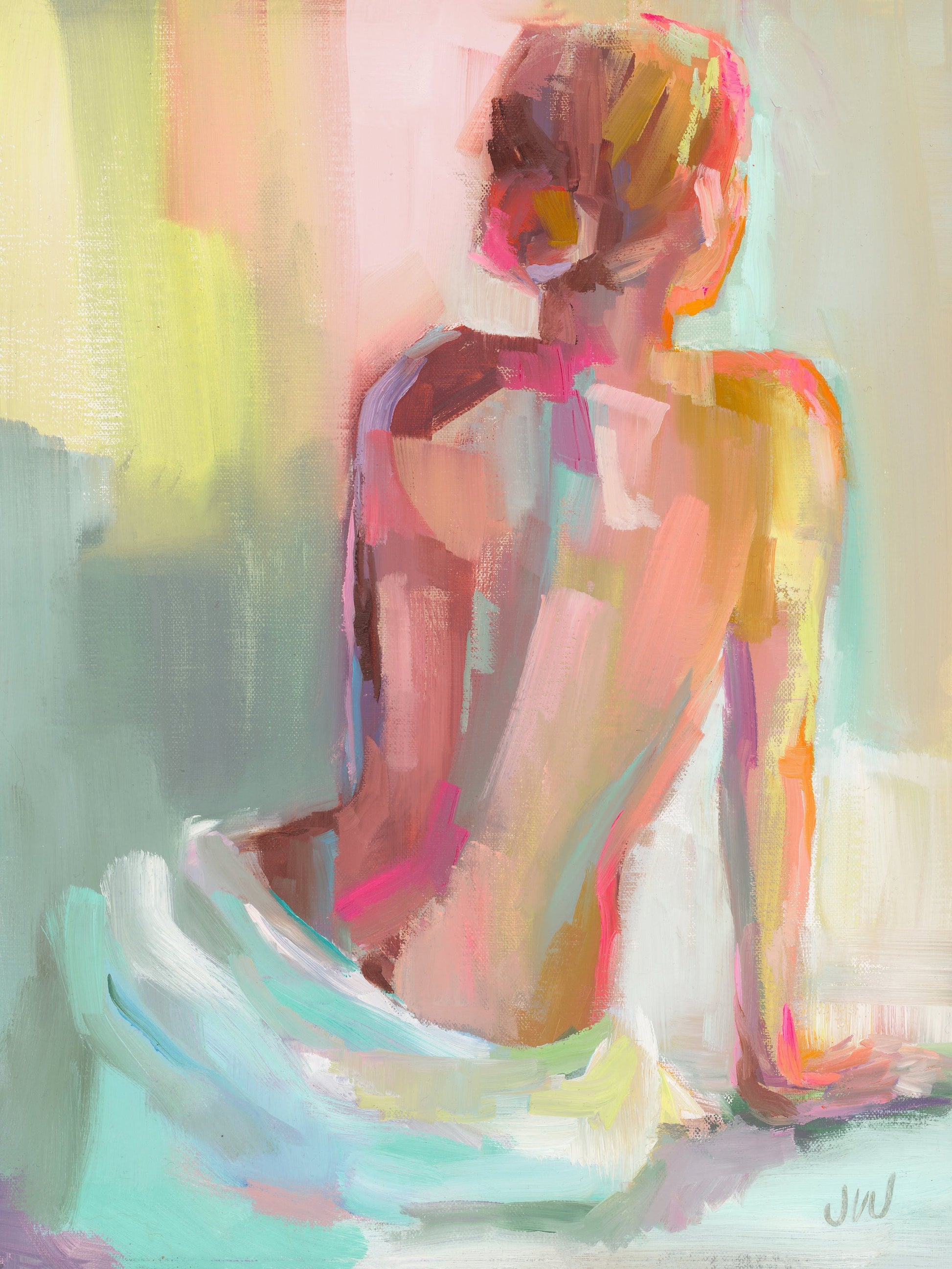 Woman Posing - Poster / Art Print