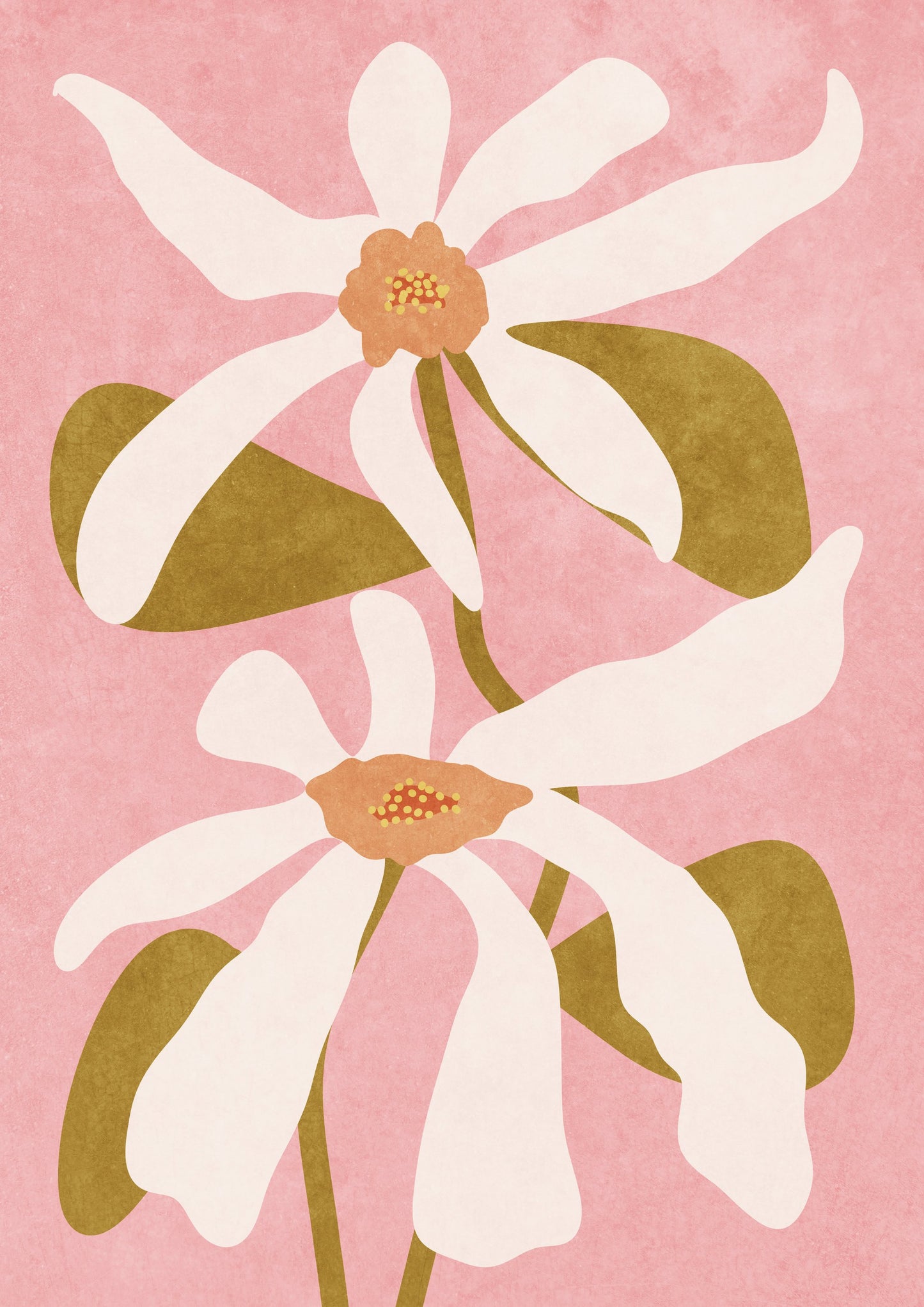 Abstract Flowers I - Poster / Art Print