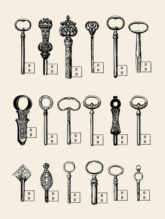 Usb Keys - Poster / Art Print
