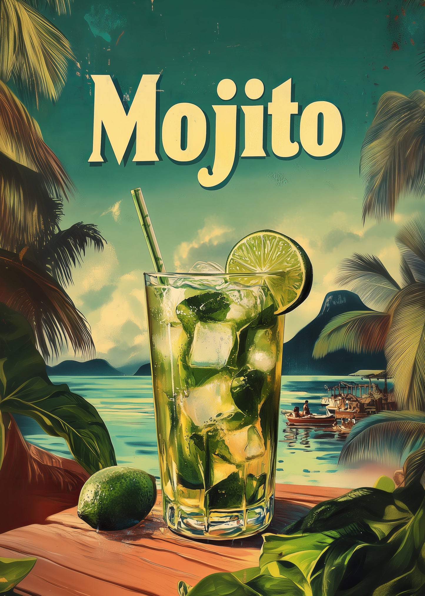 Mojito Vintage - Poster / Art Print