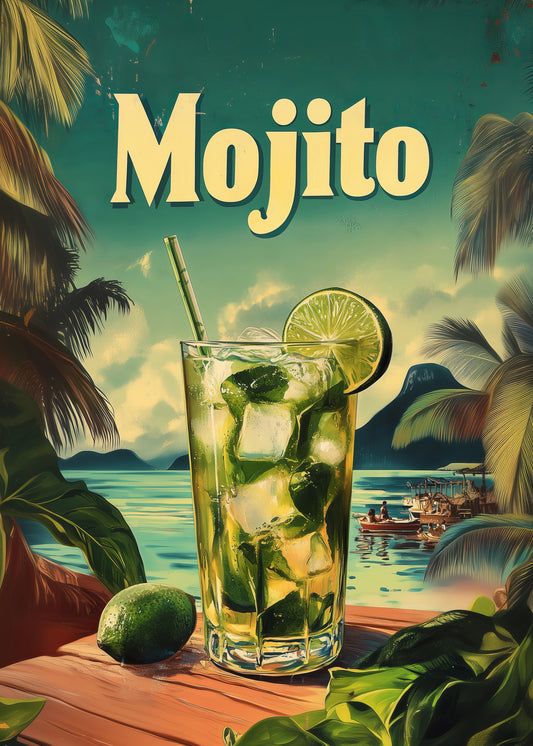 Mojito Vintage - Poster / Art Print