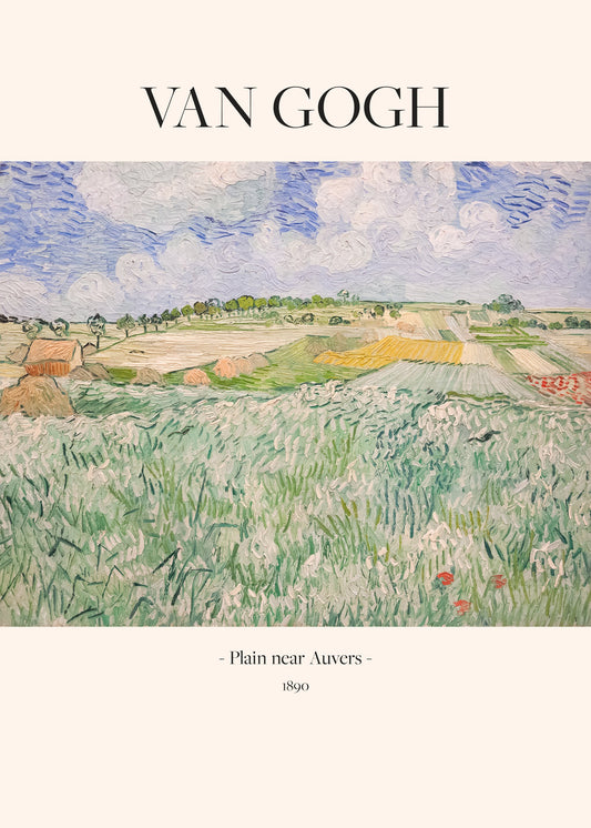 Plain Near Auvers - Poster / Art Print