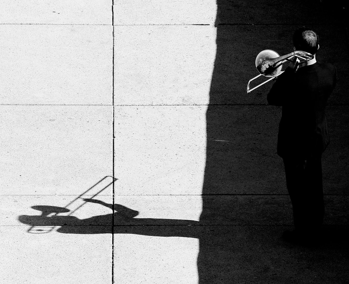 Trombone player - Poster / Art Print