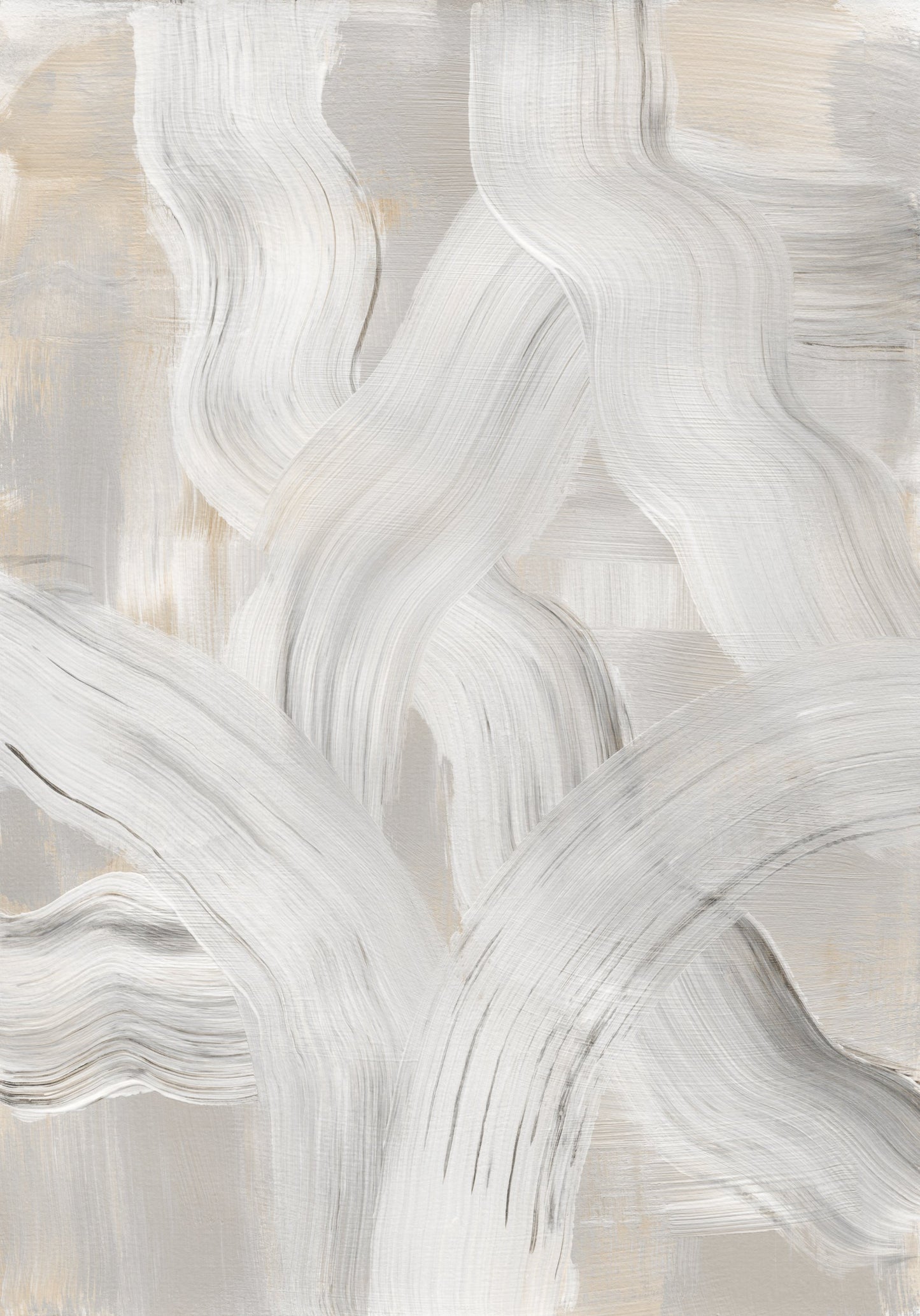 Abstract Brush Strokes 126 - Poster / Art Print
