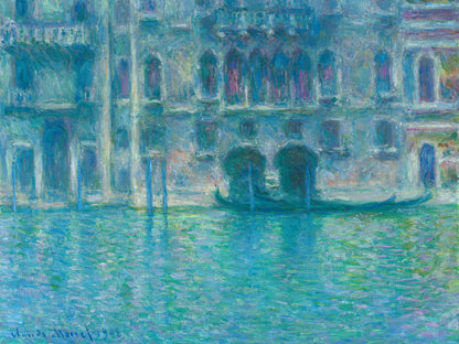 Palazzo Da Mula, Venice (1908) By Claude Monet - Poster / Art Print