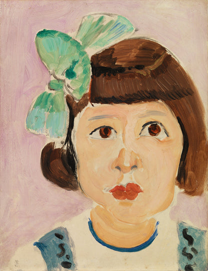 Henri Matisse's Head of a Young Girl (tête De Fillette) (1917) - Poster / Art Print