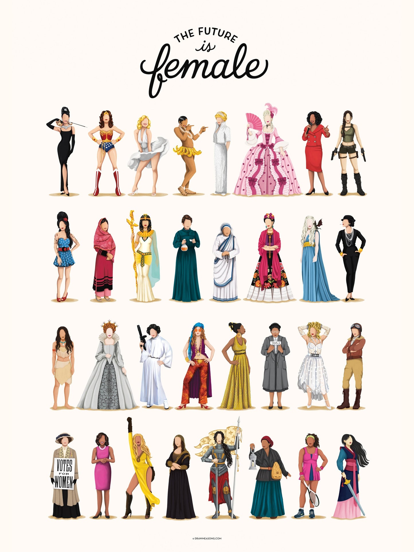 The Future is Female - Poster / Art Print