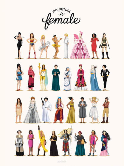 The Future is Female - Poster / Art Print