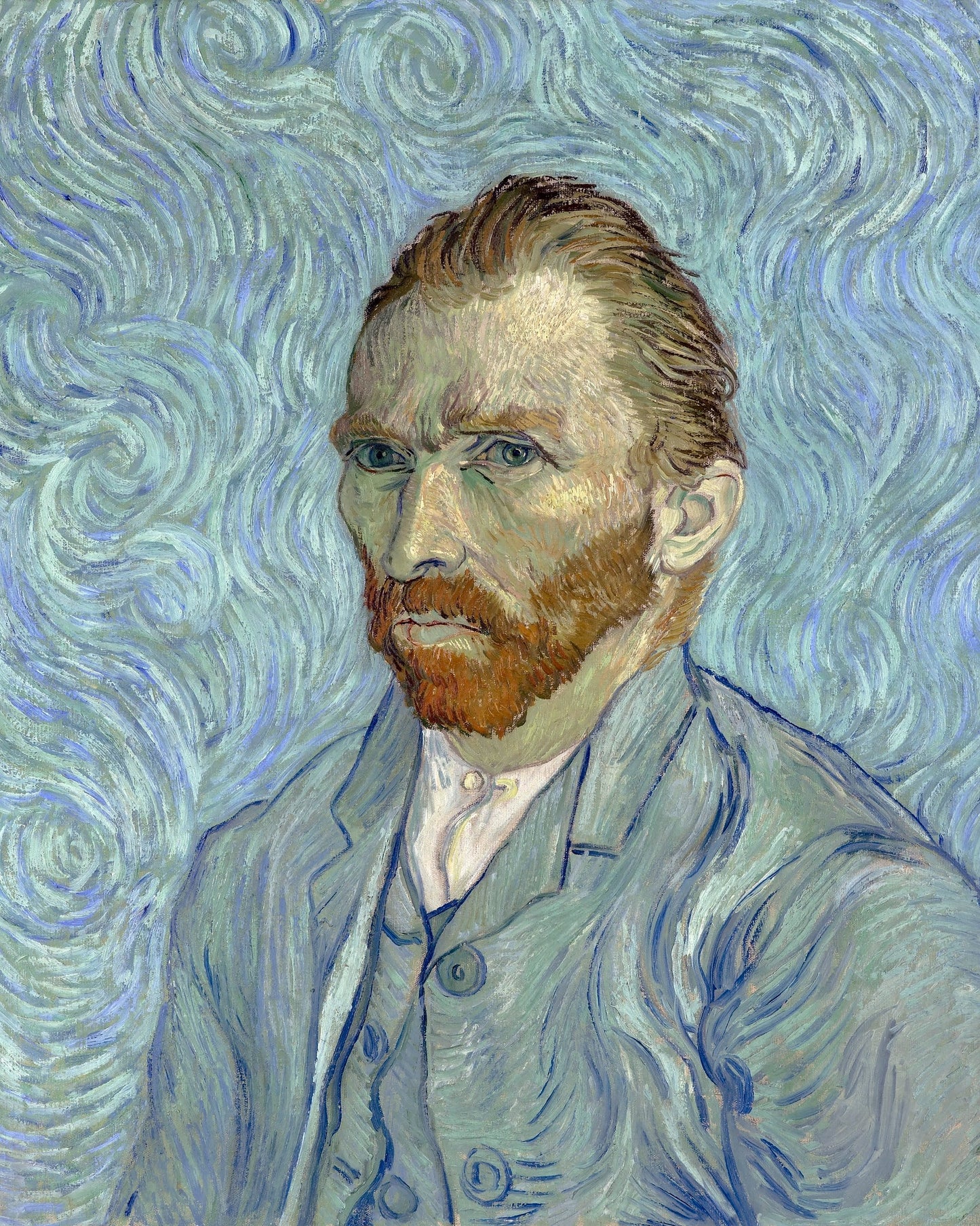 Vincent Van Gogh's Self Portrait (1889) - Poster / Art Print
