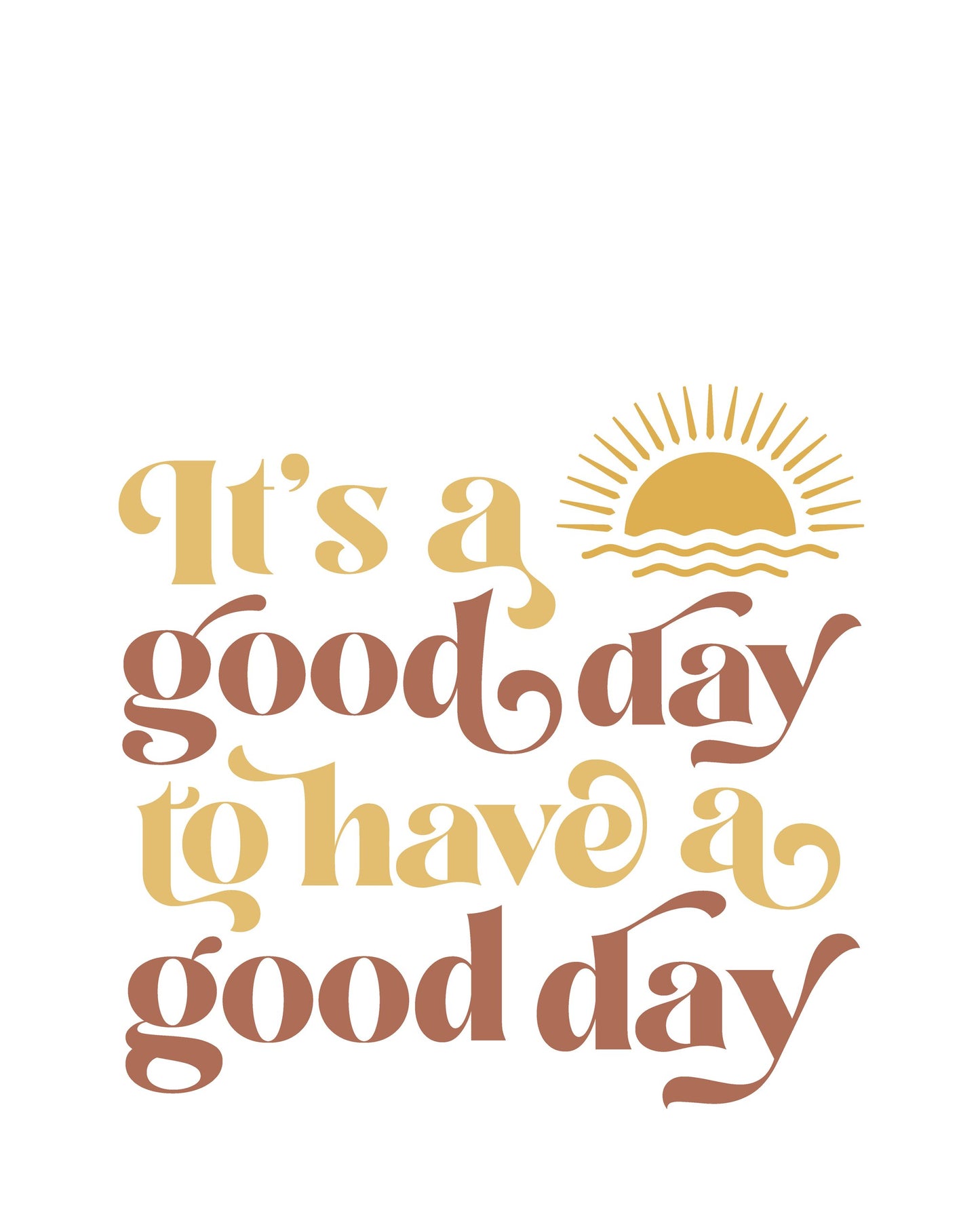 Good Day No2 - Poster / Art Print