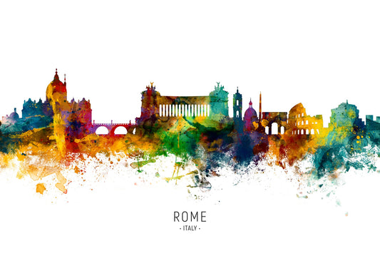 Rome Italy Skyline - Poster / Art Print