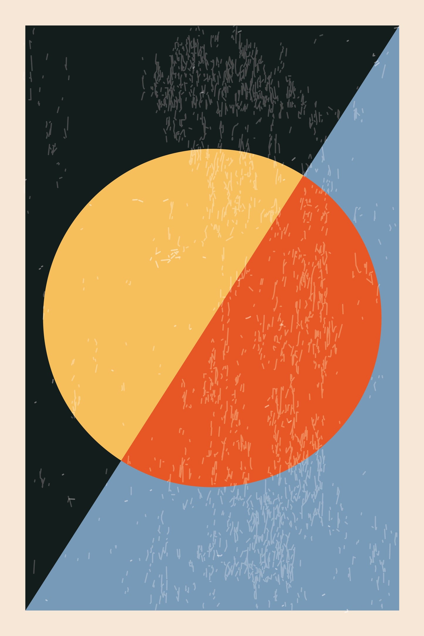Minimal Abstract Shapes Series #18 - Poster / Art Print