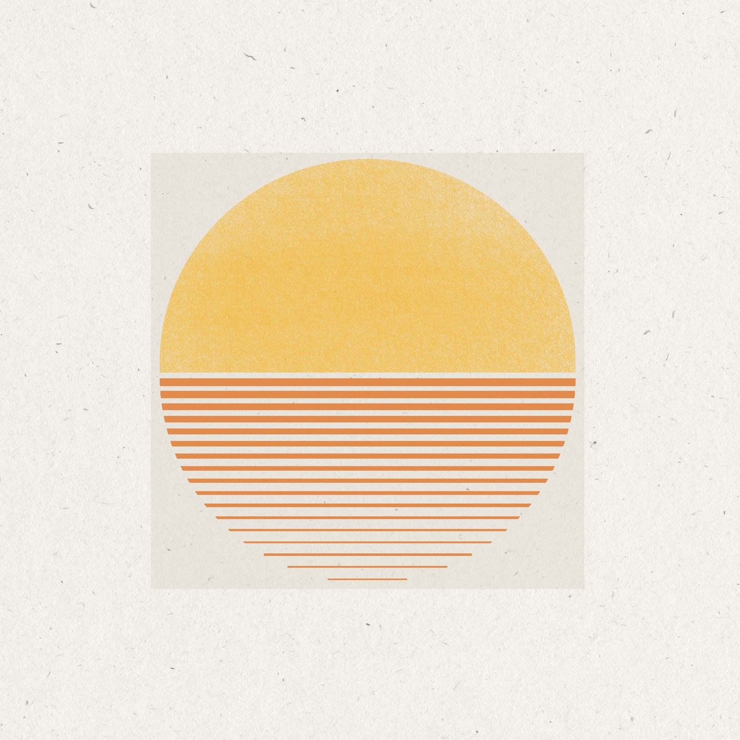 Retro Sunset No.1 - Poster / Art Print