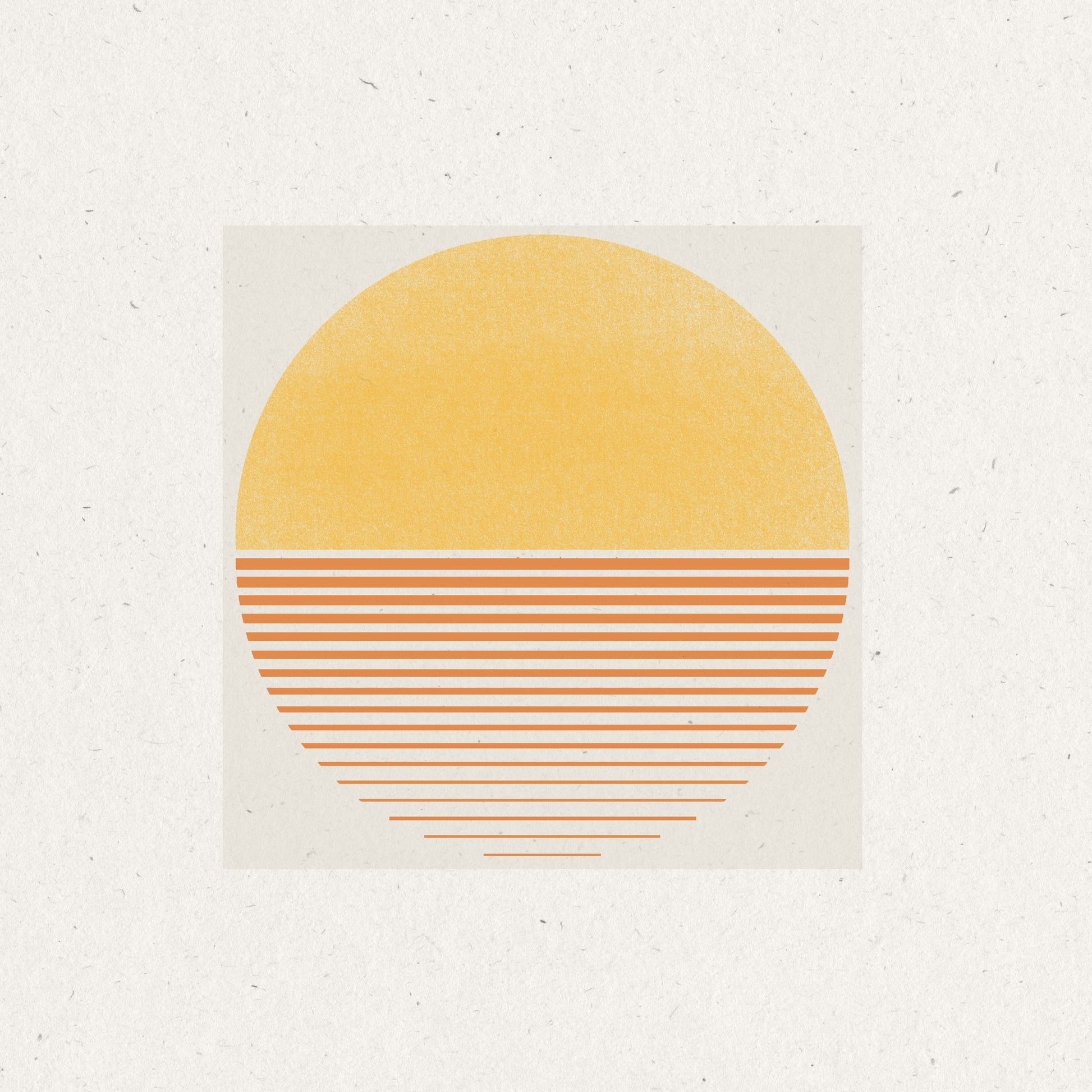 Retro Sunset No.1 - Poster / Art Print