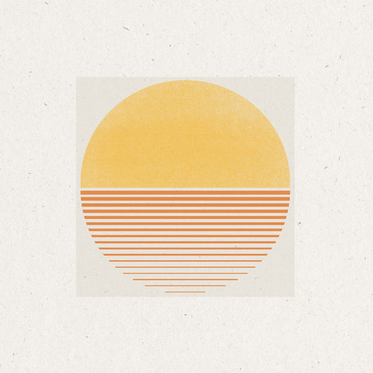 Retro Sunset No.1 - Poster / Art Print