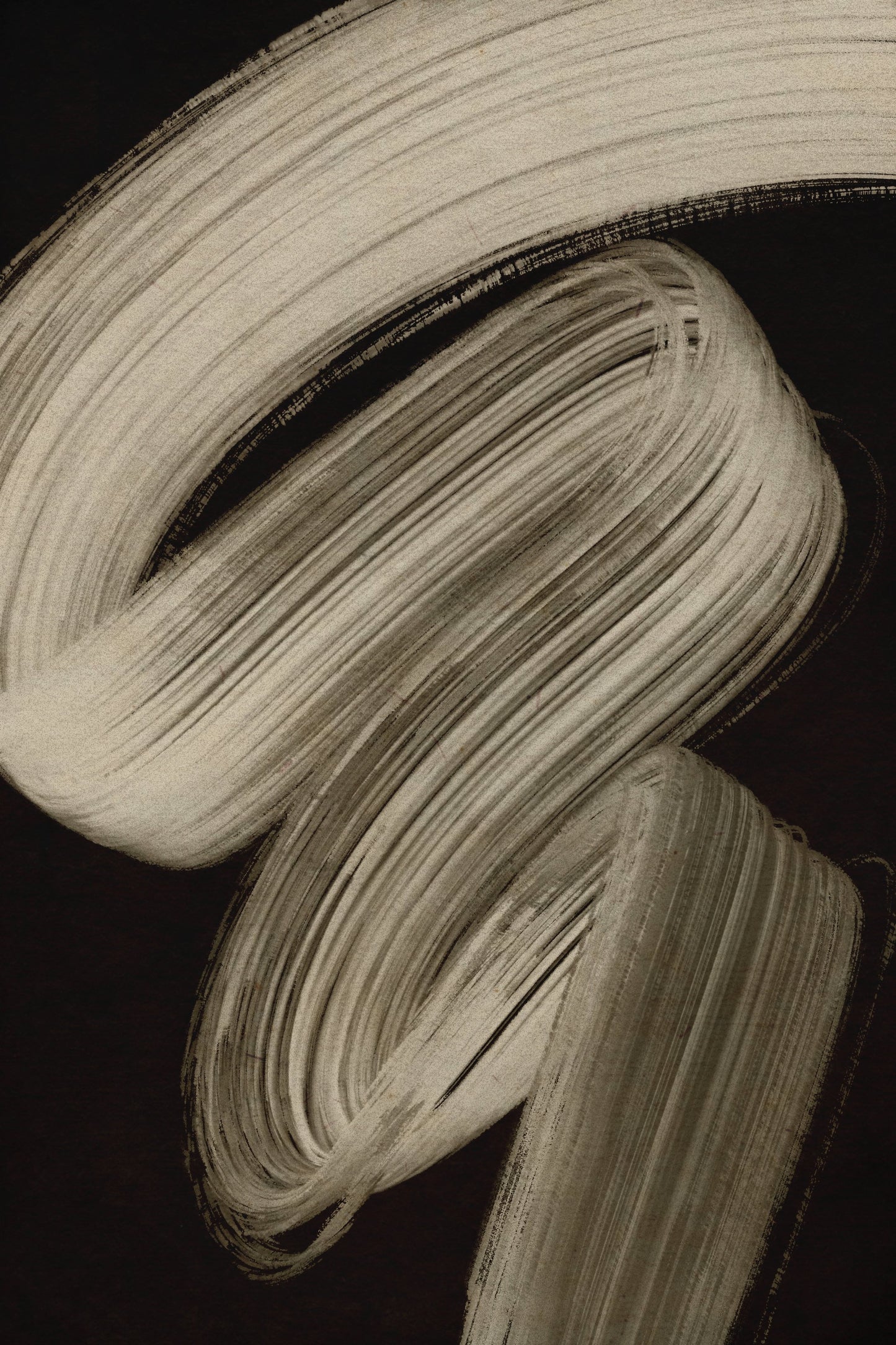 Beige strokes no 2 - Poster / Art Print
