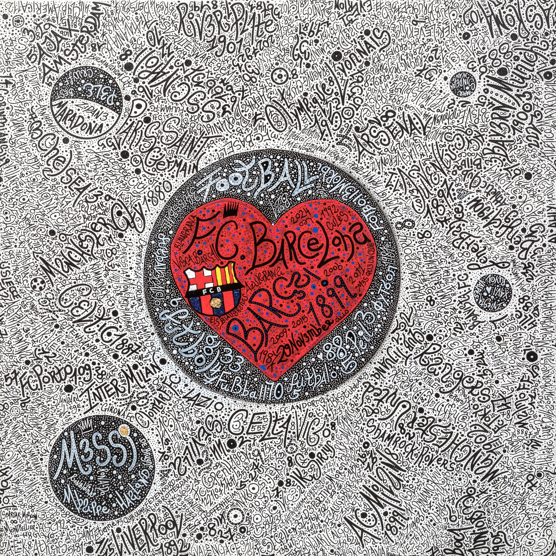 4 the Lov3 of Football - Poster / Art Print