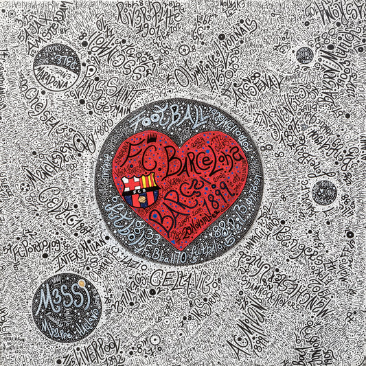4 the Lov3 of Football - Poster / Art Print