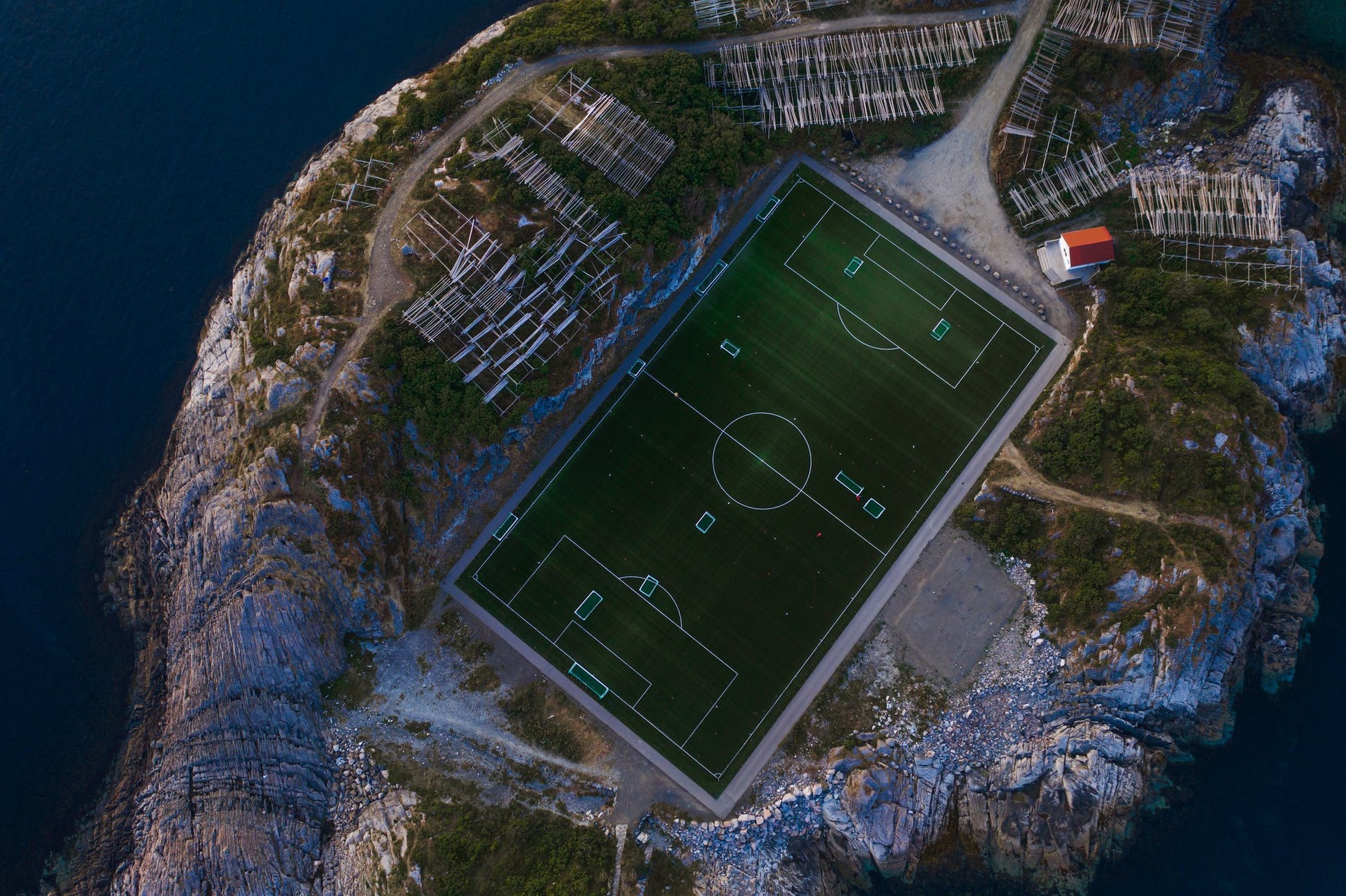 The furthest football field - Poster / Art Print