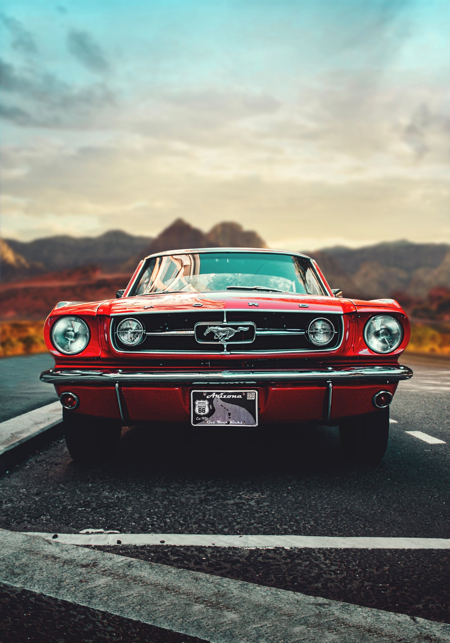 Vintage Car Love - Poster / Art Print