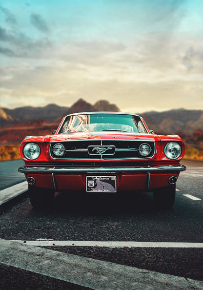Vintage Car Love - Poster / Art Print