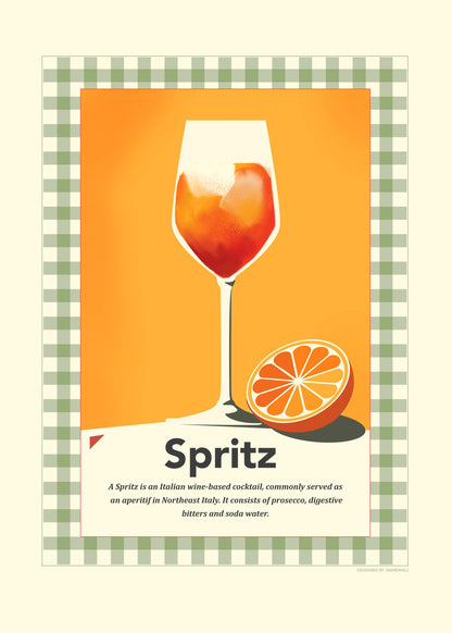 Spritz retro print - Poster / Art Print