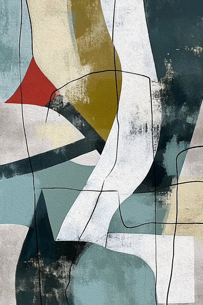 Abstract Fields No 2 - Poster / Art Print