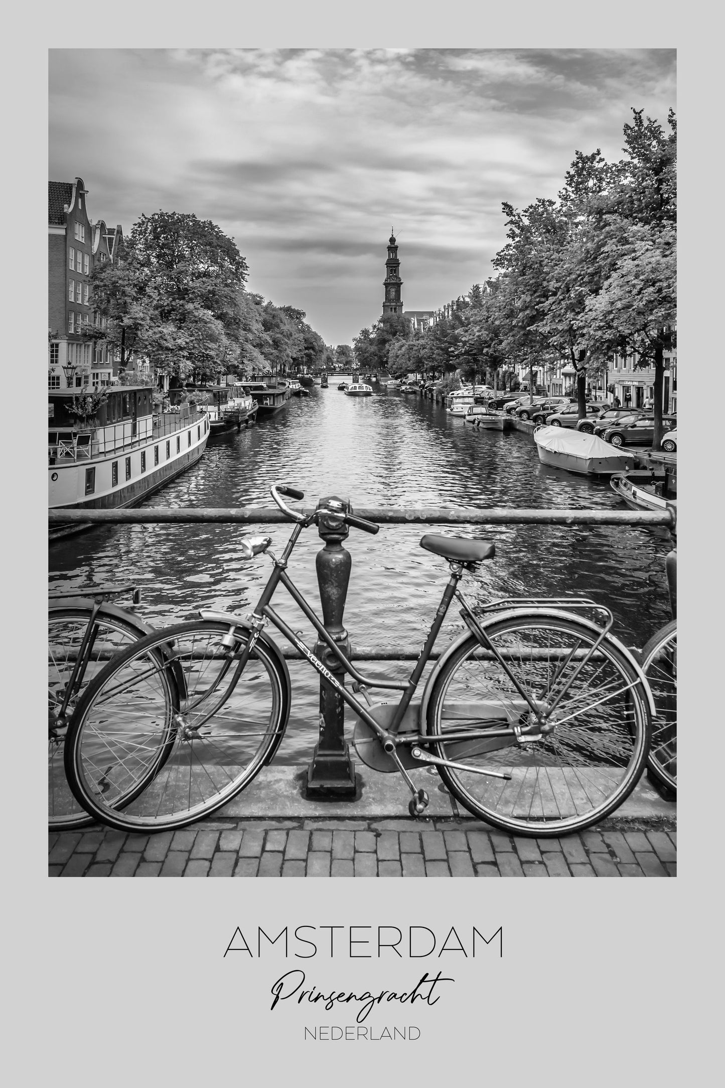 In focus: AMSTERDAM Prinsengracht - Poster / Art Print