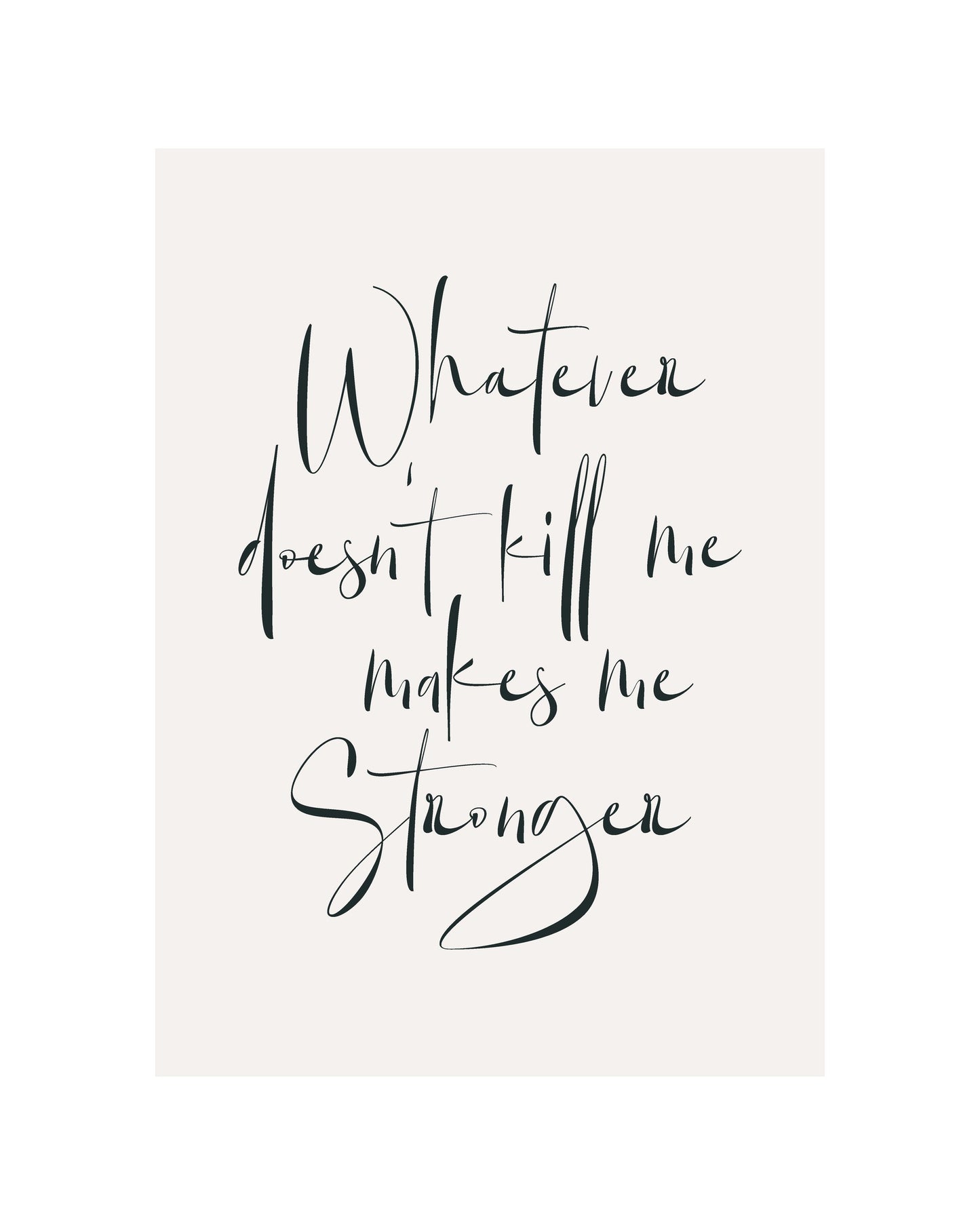 Stronges - Poster / Art Print