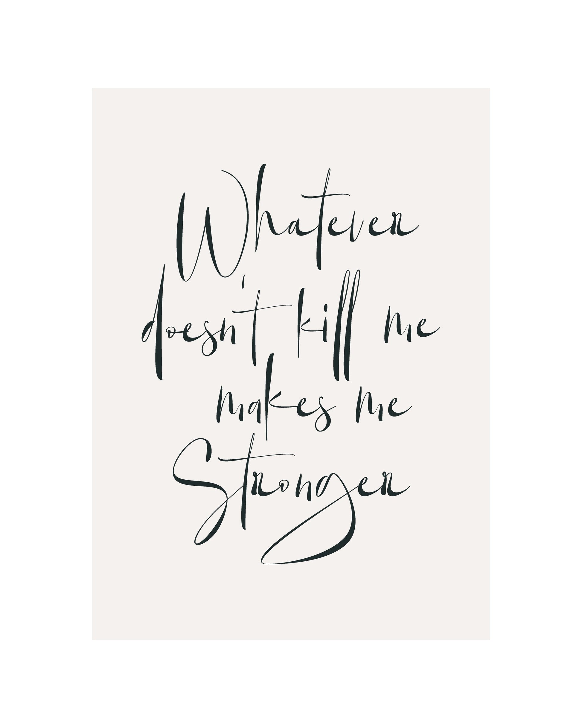 Stronges - Poster / Art Print