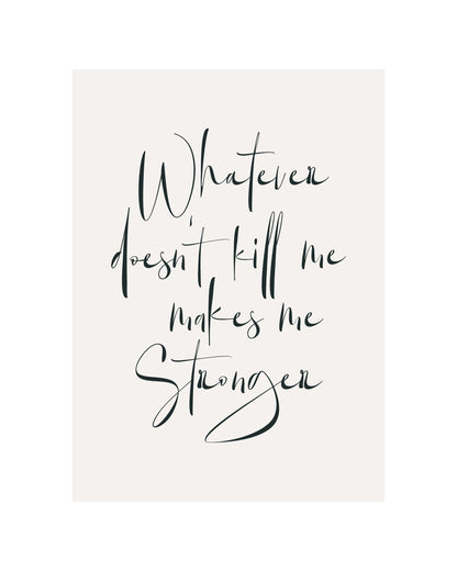 Stronges - Poster / Art Print