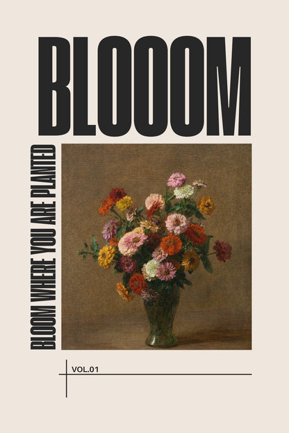 Vibrant Flower Still Life - Poster / Art Print