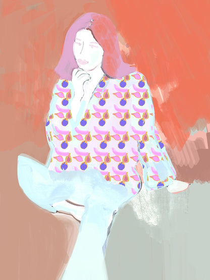 Pyjama Woman 2 - Poster / Art Print