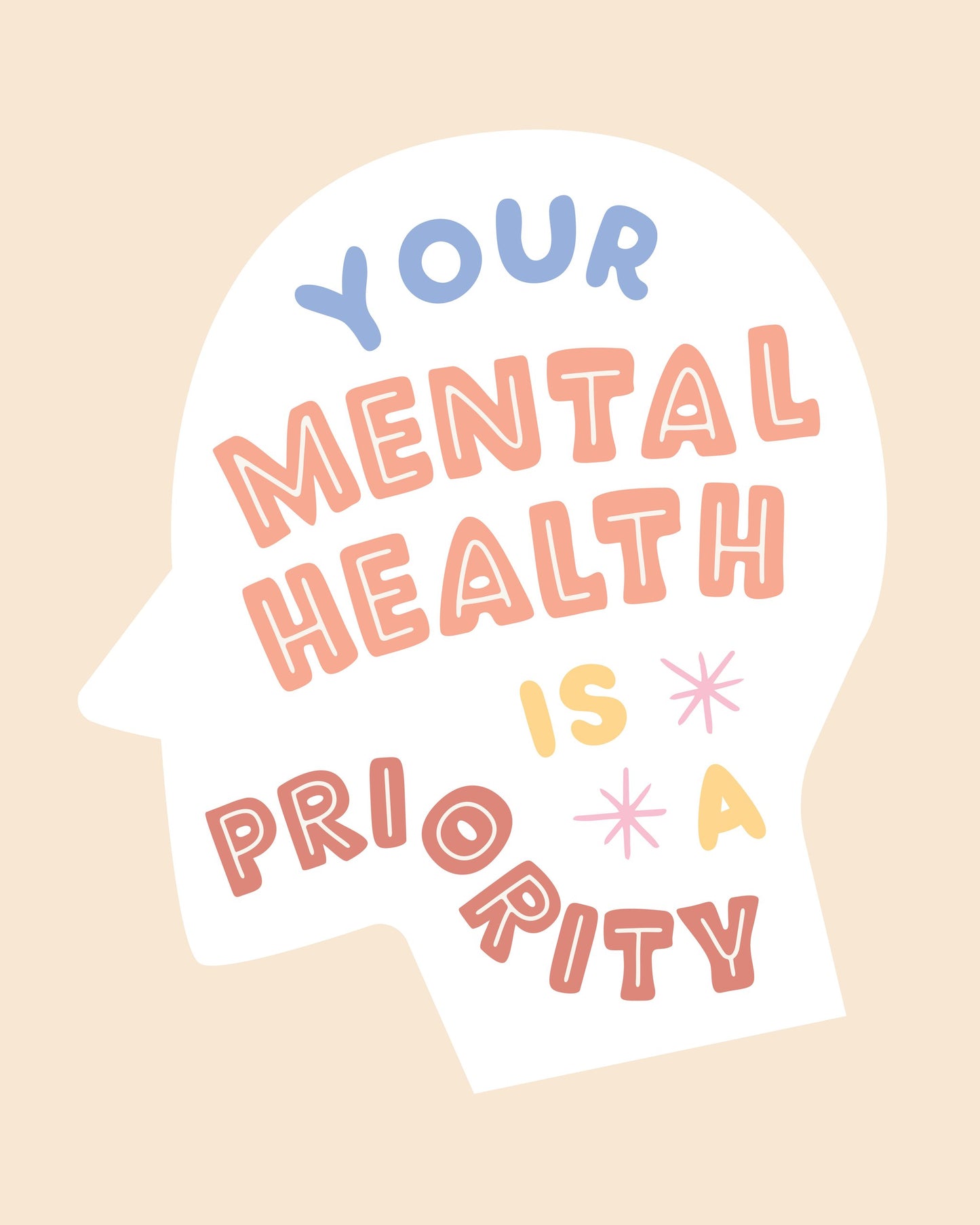 Mentalhealthpriority - Poster / Art Print