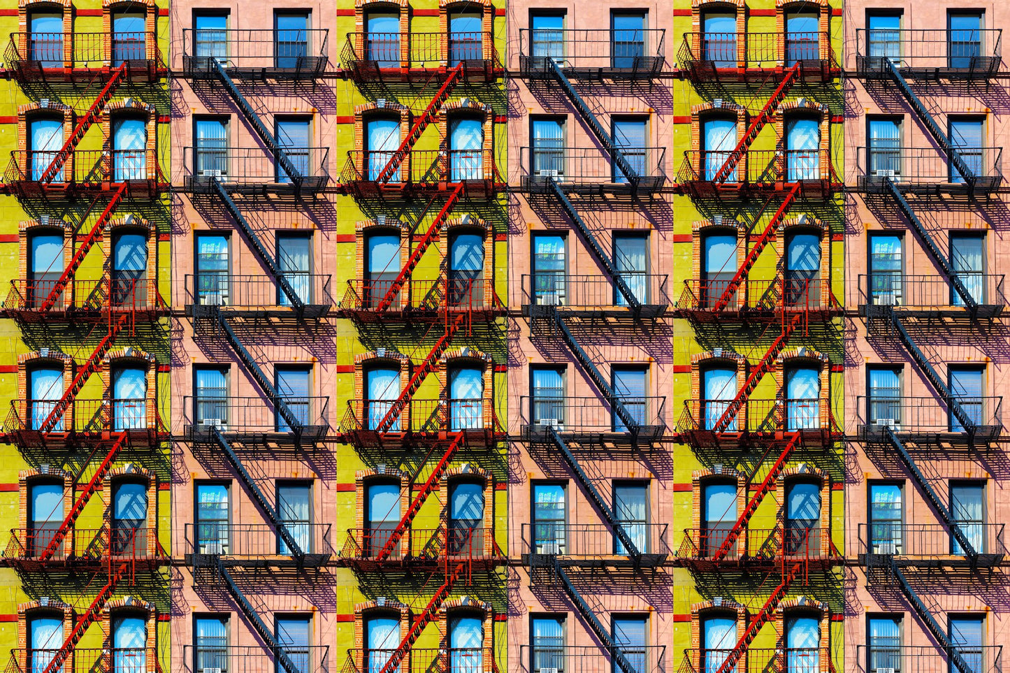 New York Windows - Poster / Art Print