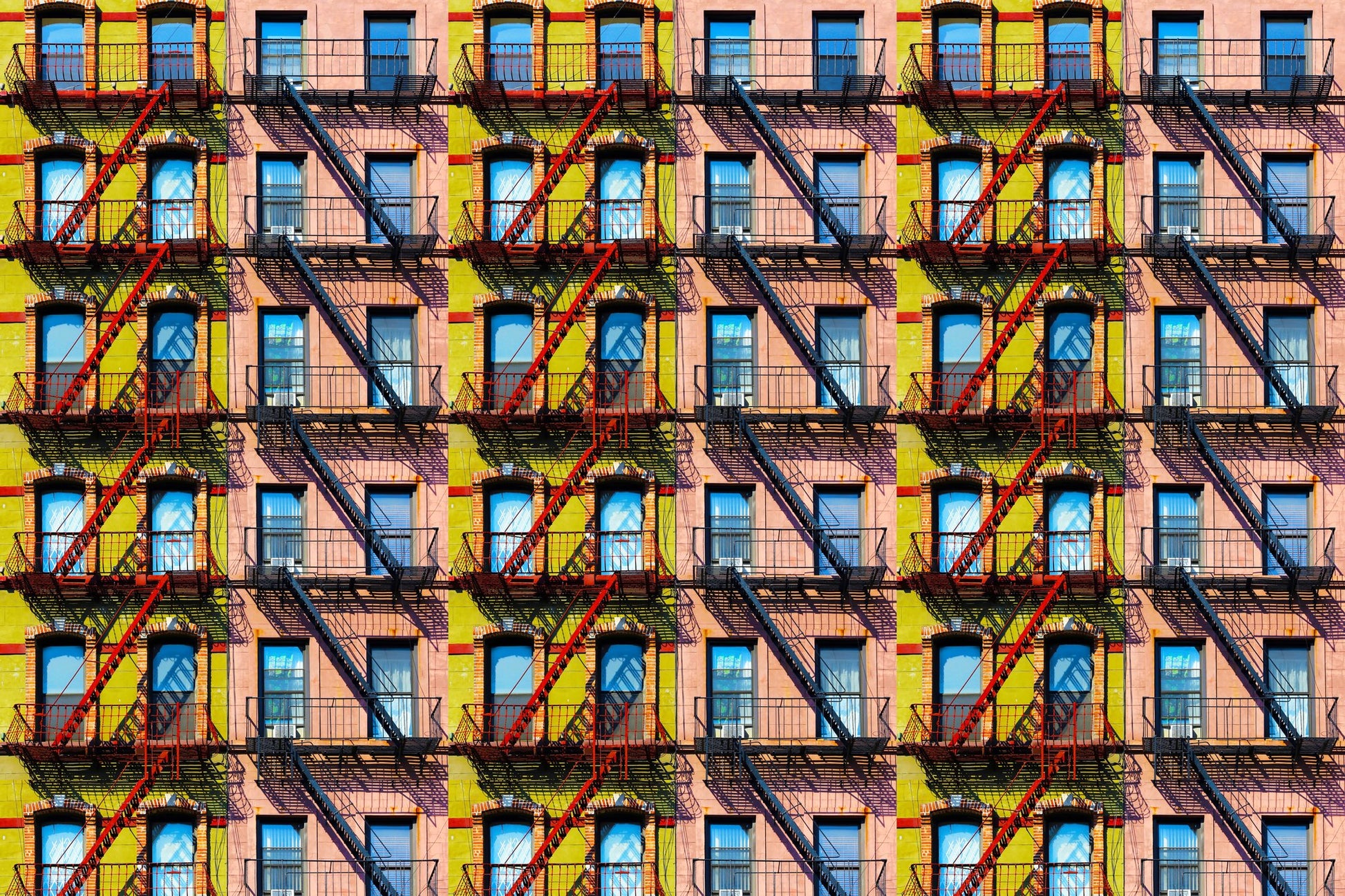 New York Windows - Poster / Art Print