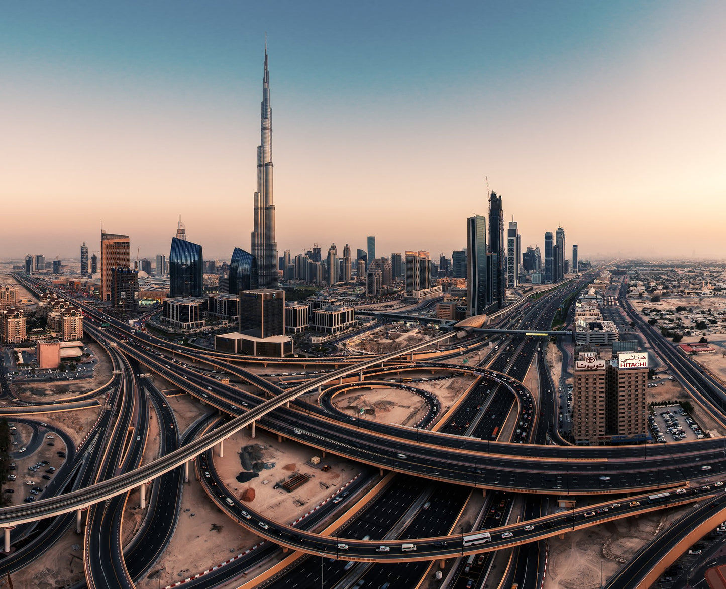 Dubai Skyline Panorama - Poster / Art Print