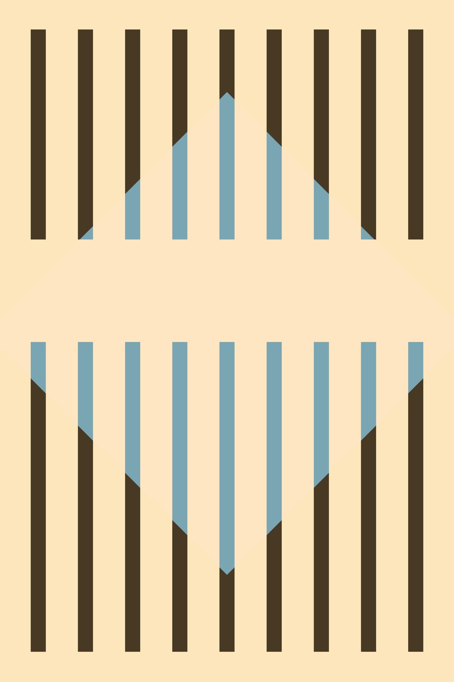 Faded Geometric #3 - Poster / Art Print