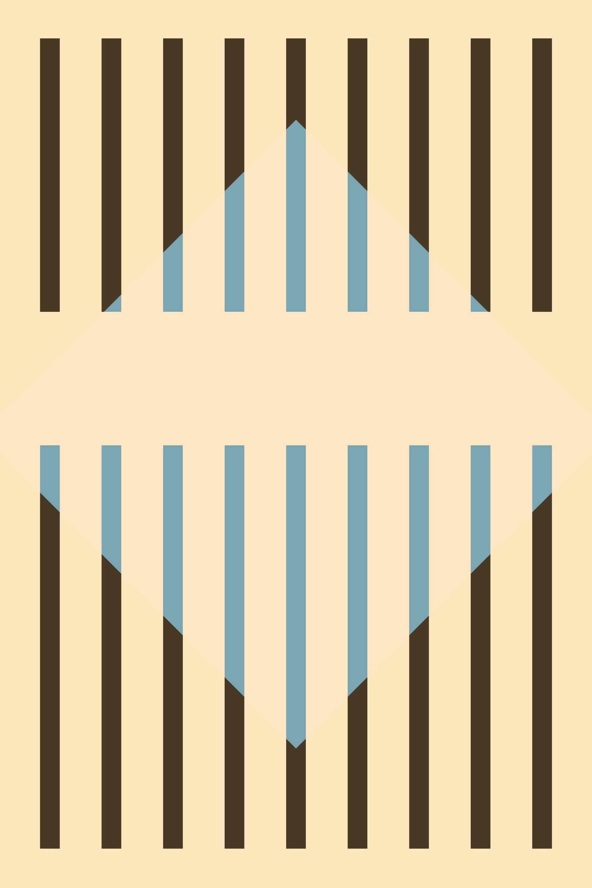 Faded Geometric #3 - Poster / Art Print