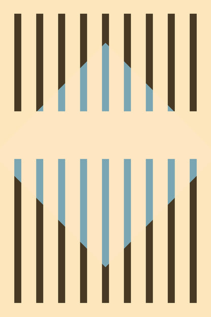 Faded Geometric #3 - Poster / Art Print