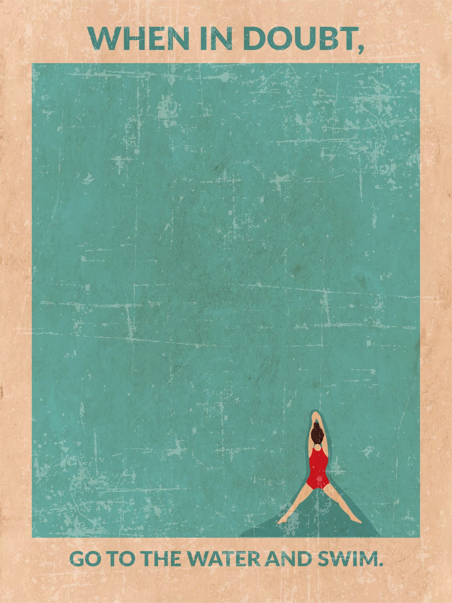 Open Water Standard Wall Art - Poster / Art Print