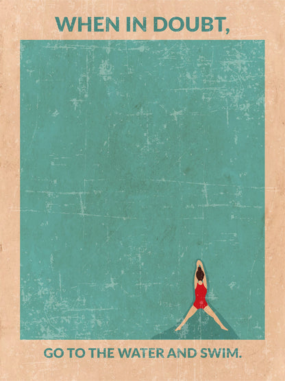 Open Water Standard Wall Art - Poster / Art Print