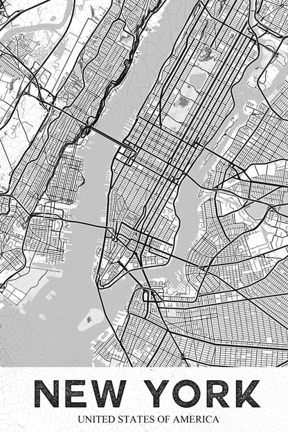 New York White - Poster / Art Print