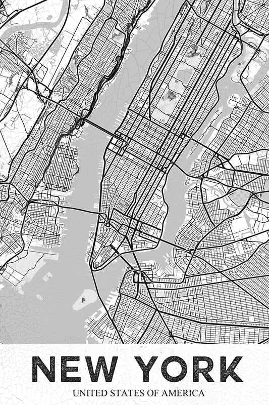New York White - Poster / Art Print