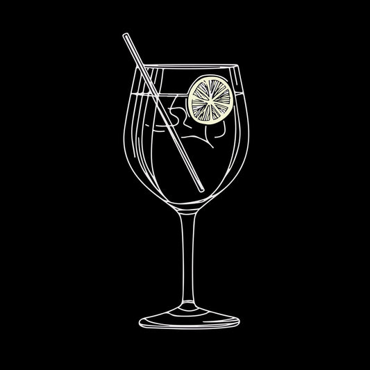 A Glass of Gin and Tonic - Poster / Art Print