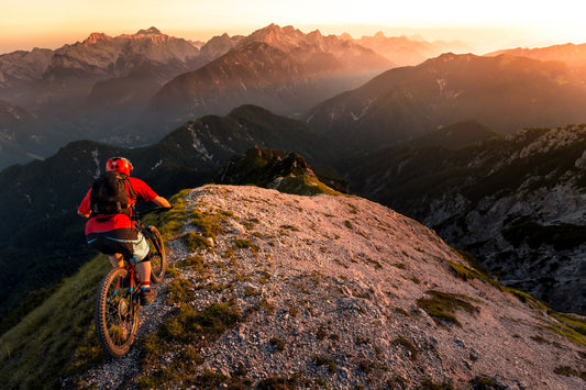 Riding ridge singletrack - Poster / Art Print