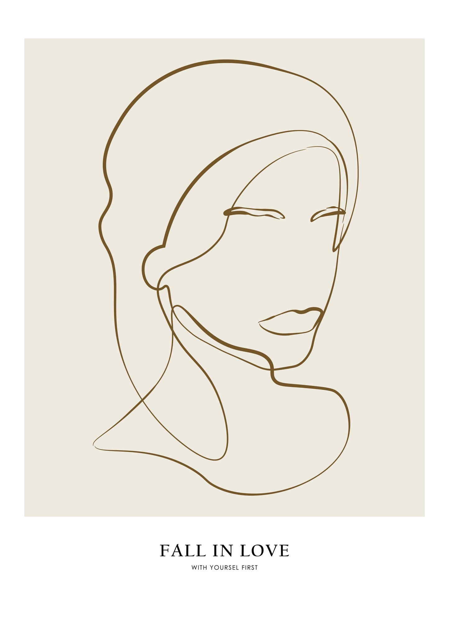 Woman portrait - Poster / Art Print