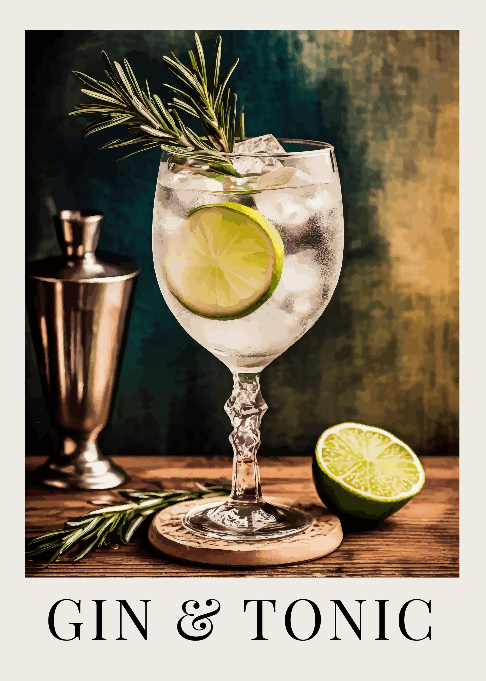 Gin & Tonic - Poster / Art Print