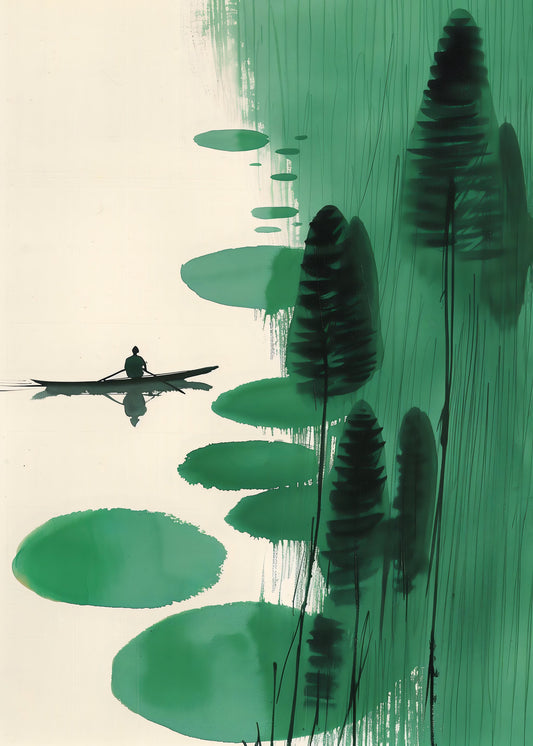 Serenity On the River - Poster / Art Print
